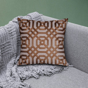 Brown Throw Pillow Covers - 20 x 20 inches - Decozen