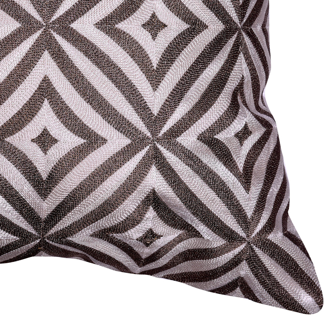 Beige Brown Throw Pillow Covers - 20 x 20 inches - Decozen