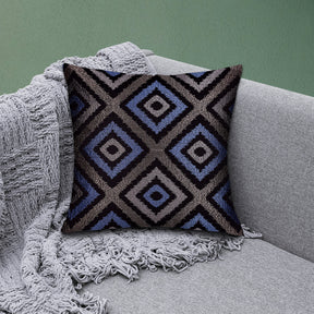 Blue Gray Throw Pillow Covers - 20 x 20 inches - Decozen