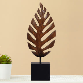 Leaf Handmade Wooden Sculpture