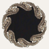Black Gold Table Doilies - Anyce Collection - Decozen