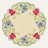 Beige Table Doilies - Maliana Collection - Decozen