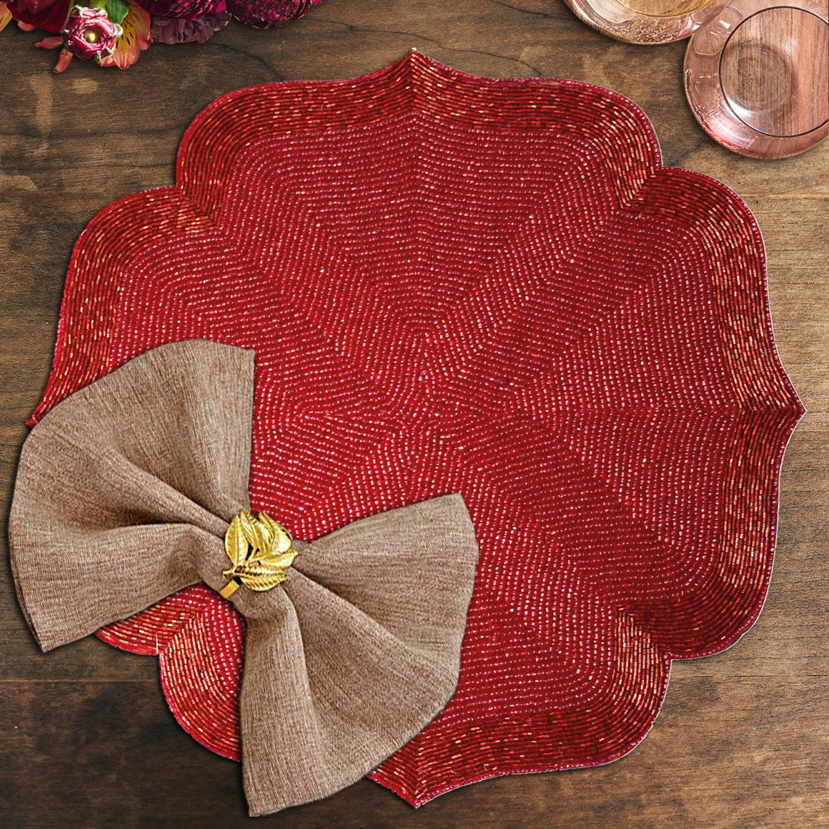 The Koleda Beaded Placemats