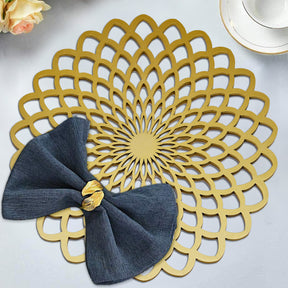 Gold Wooden Trivet Placemats for Dining Table - Decozen