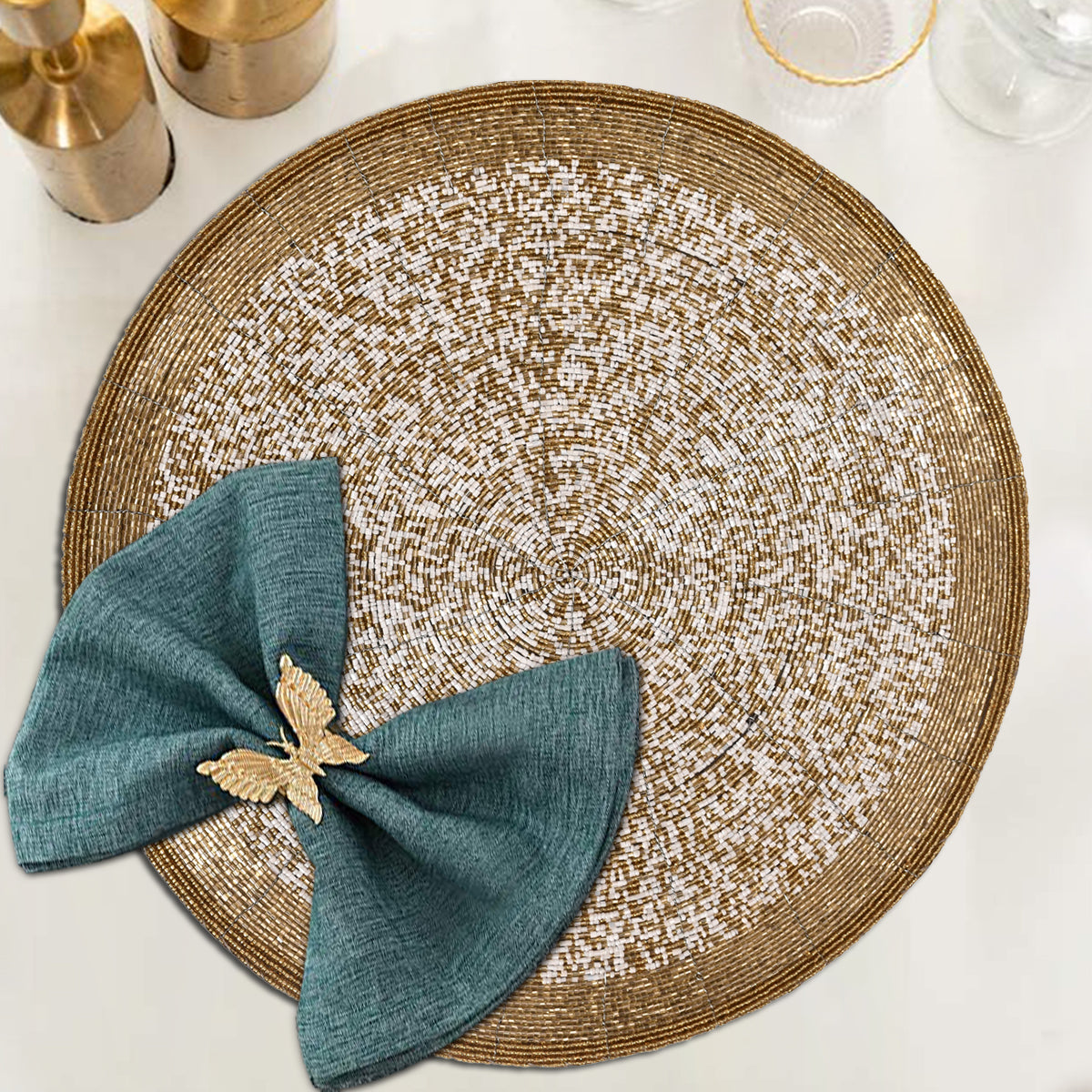 The Tatro Beaded Placemats