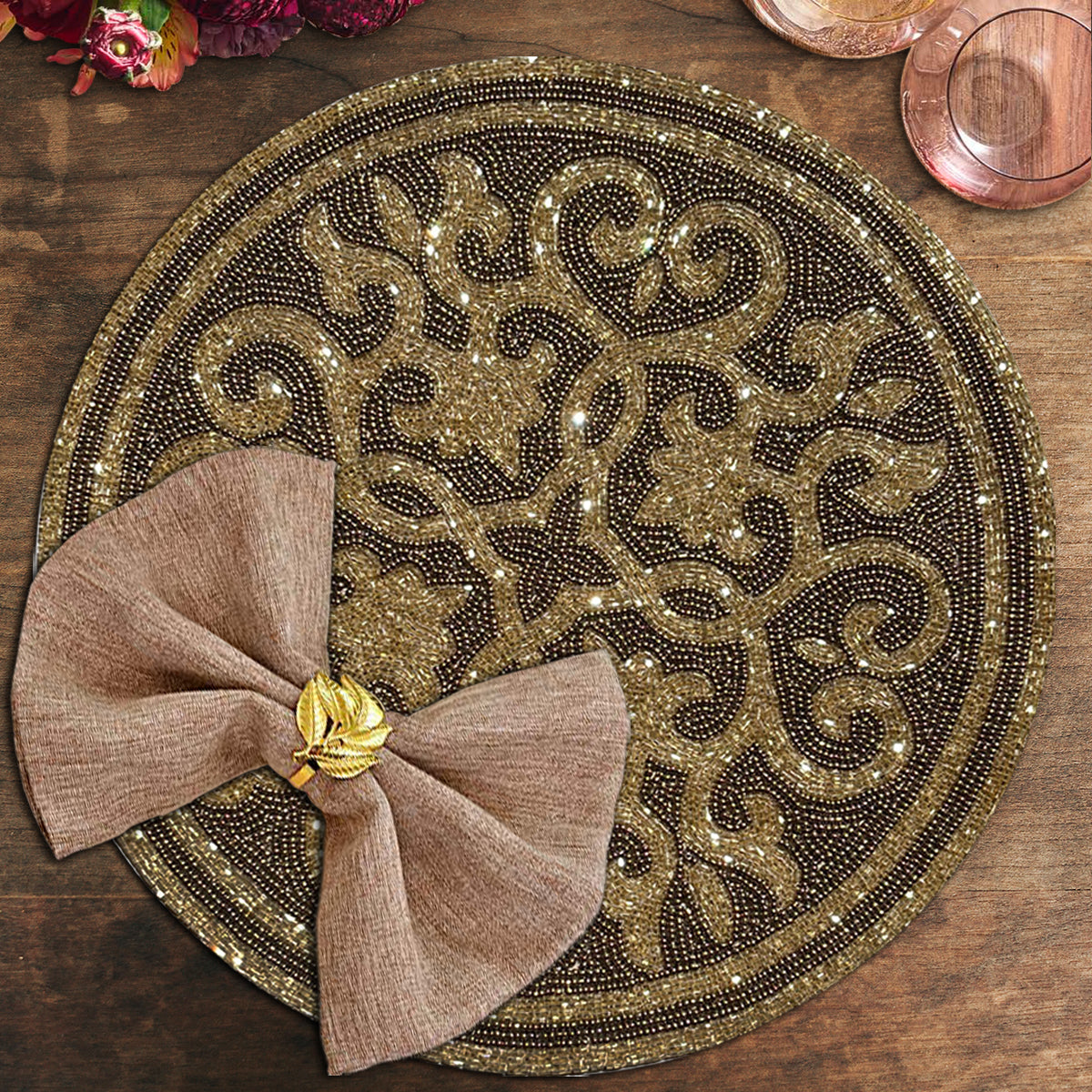 The Jolin Beaded Placemats