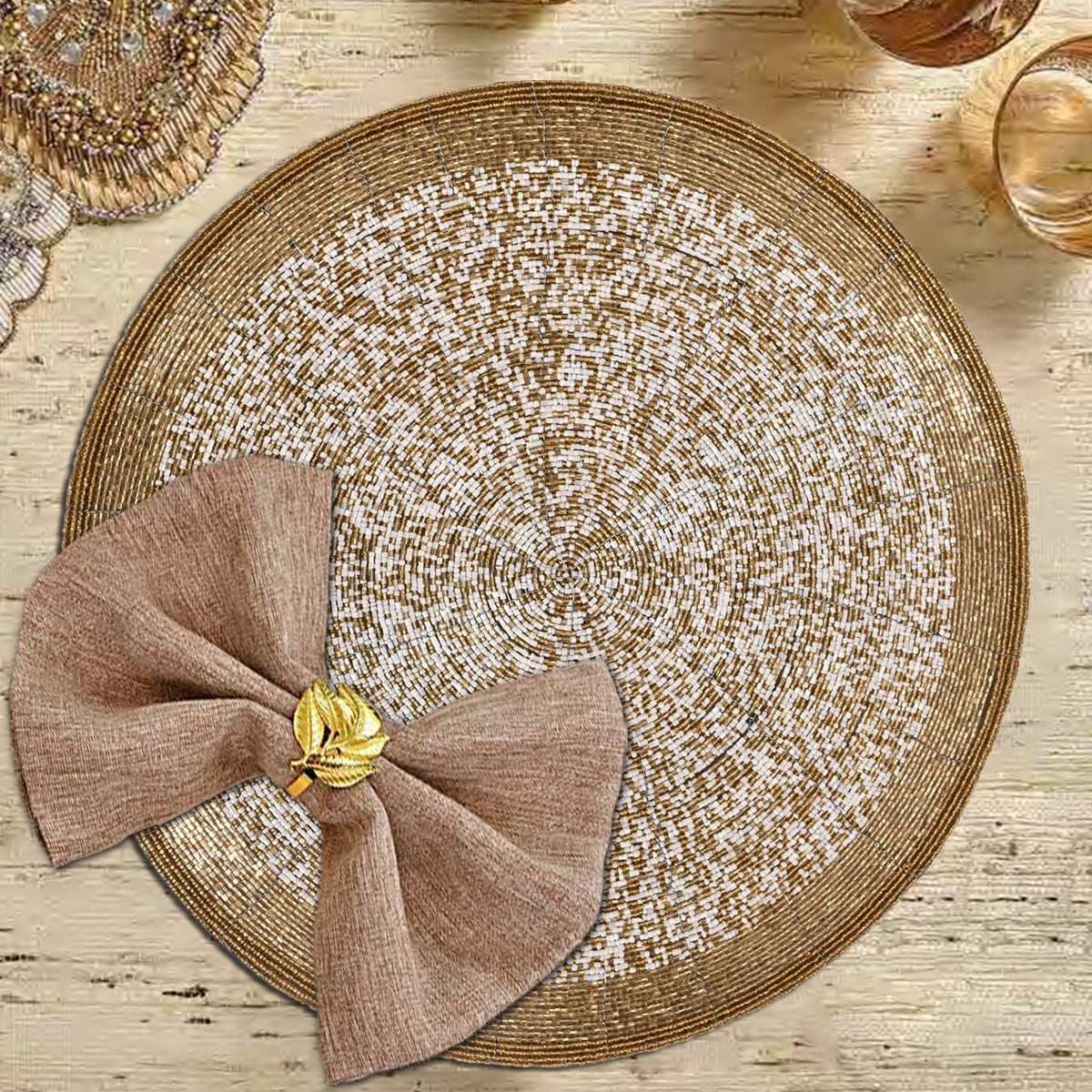 The Tatro Beaded Placemats