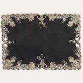 Black Gold Table Placemats - Chantelle Collection - Decozen