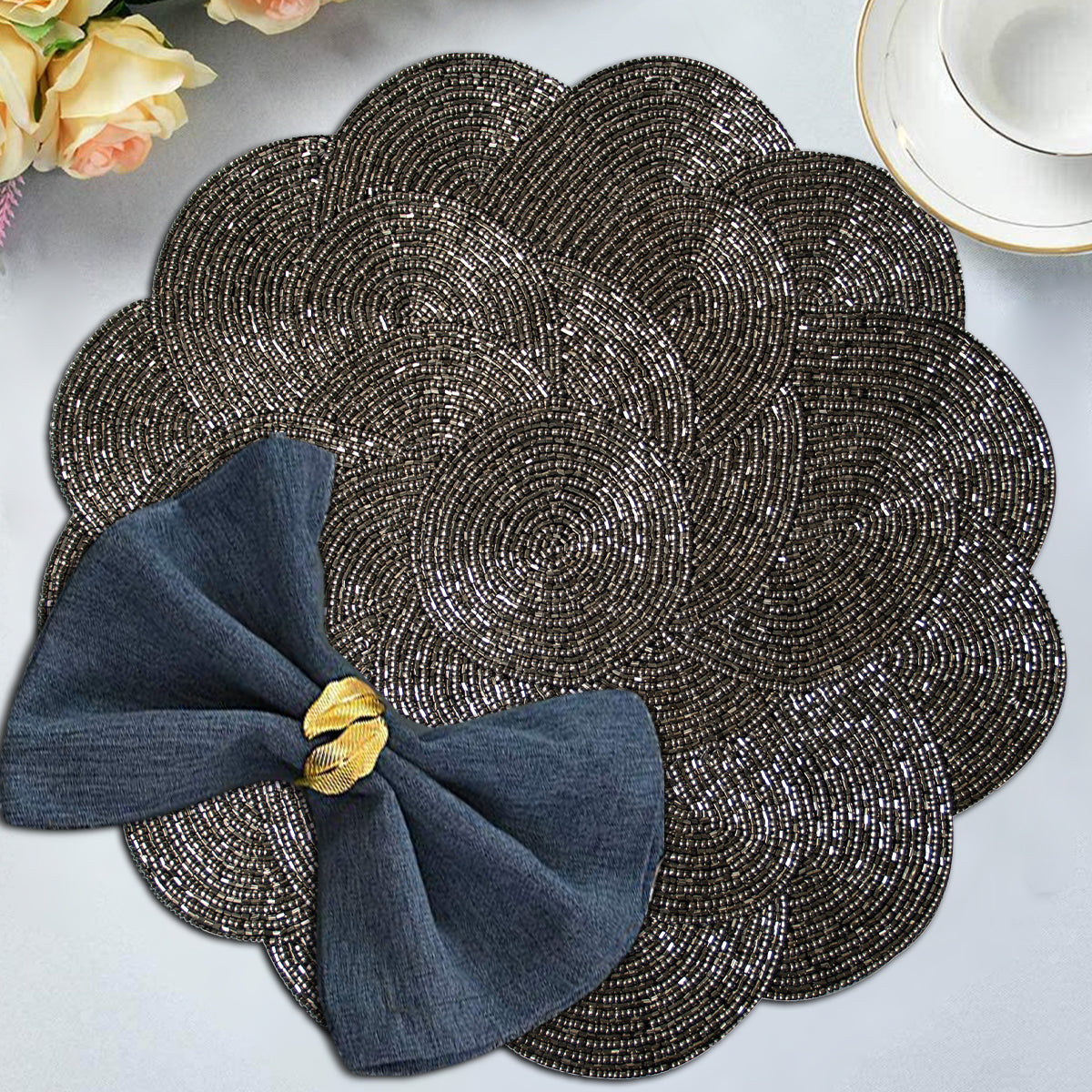 The Junius Beaded Placemats