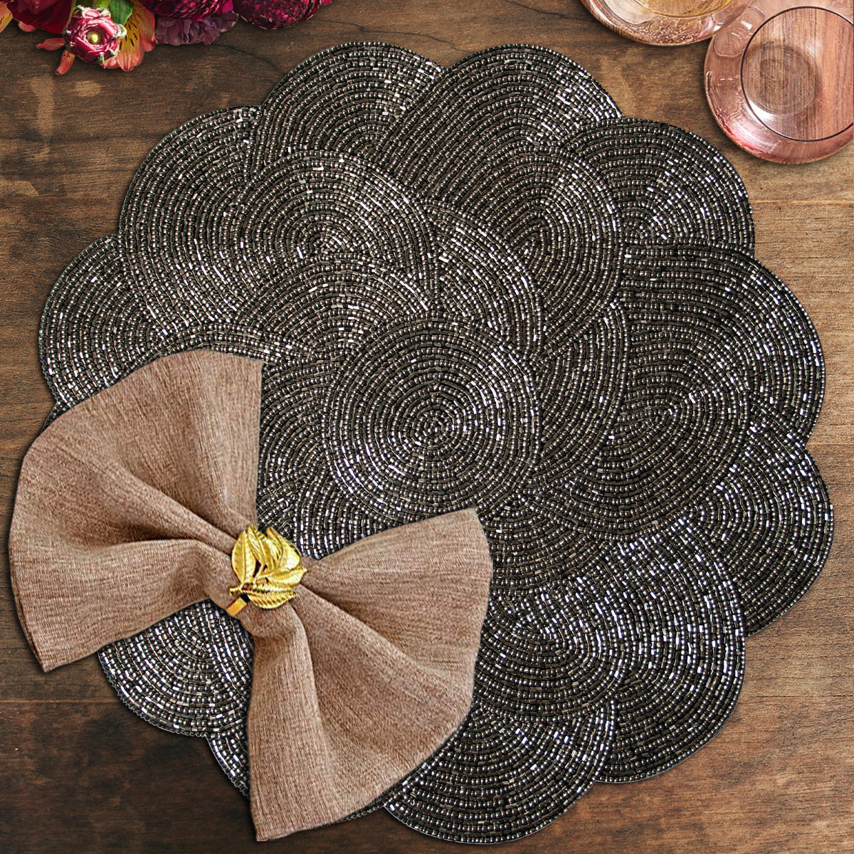 The Junius Beaded Placemats