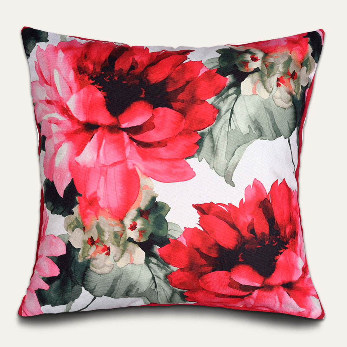 Floral Printed Design Throw Pillow Covers - Decozen