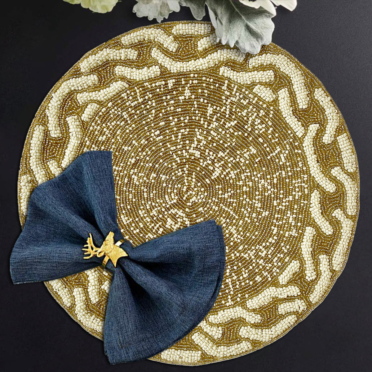 The Floy Beaded Placemats