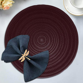 Round PVC Placemats - Set of 6 - Decozen