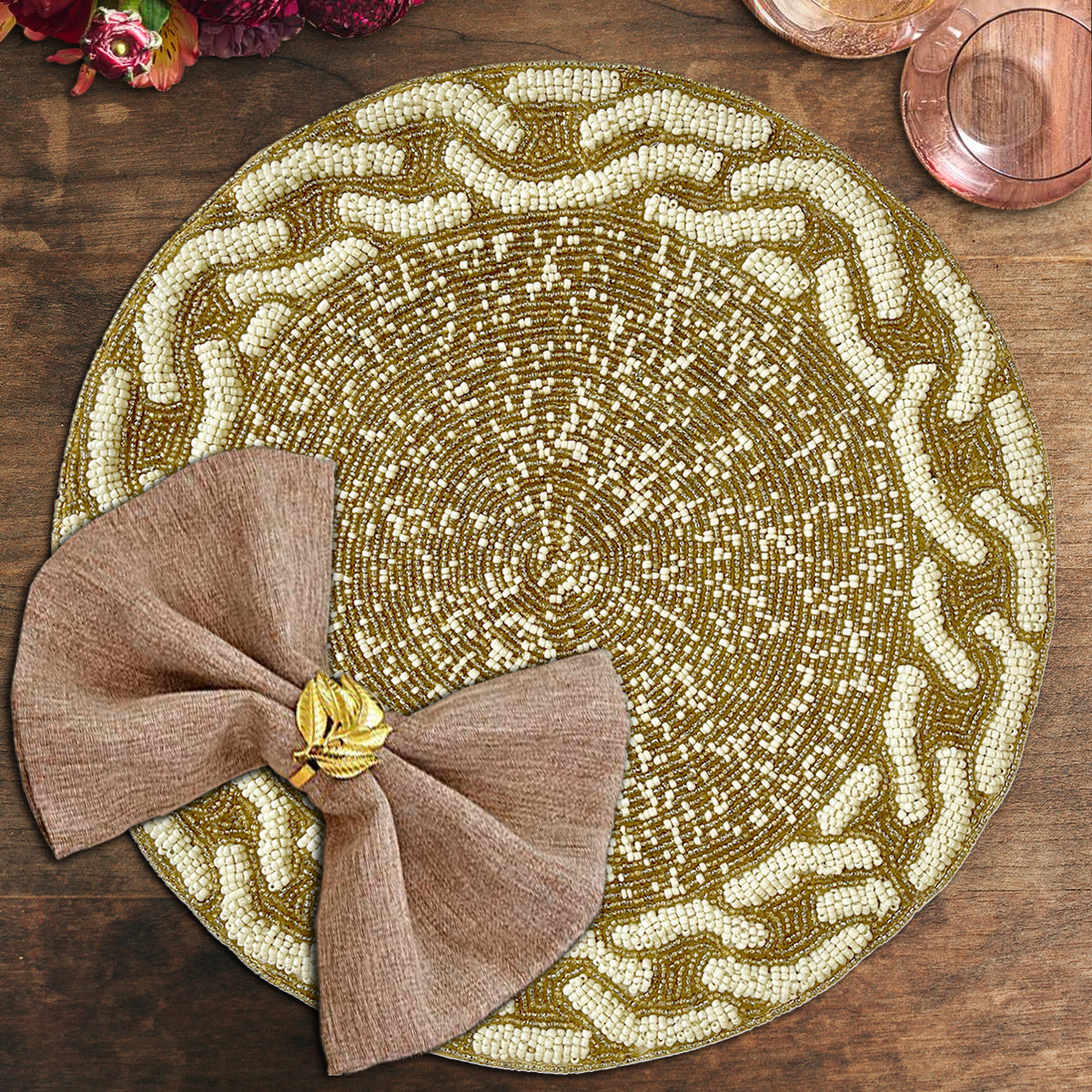 The Floy Beaded Placemats