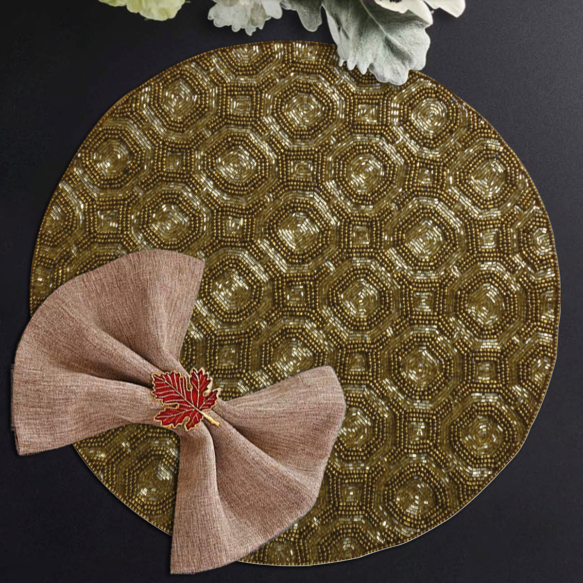 The Darvin Beaded Placemats