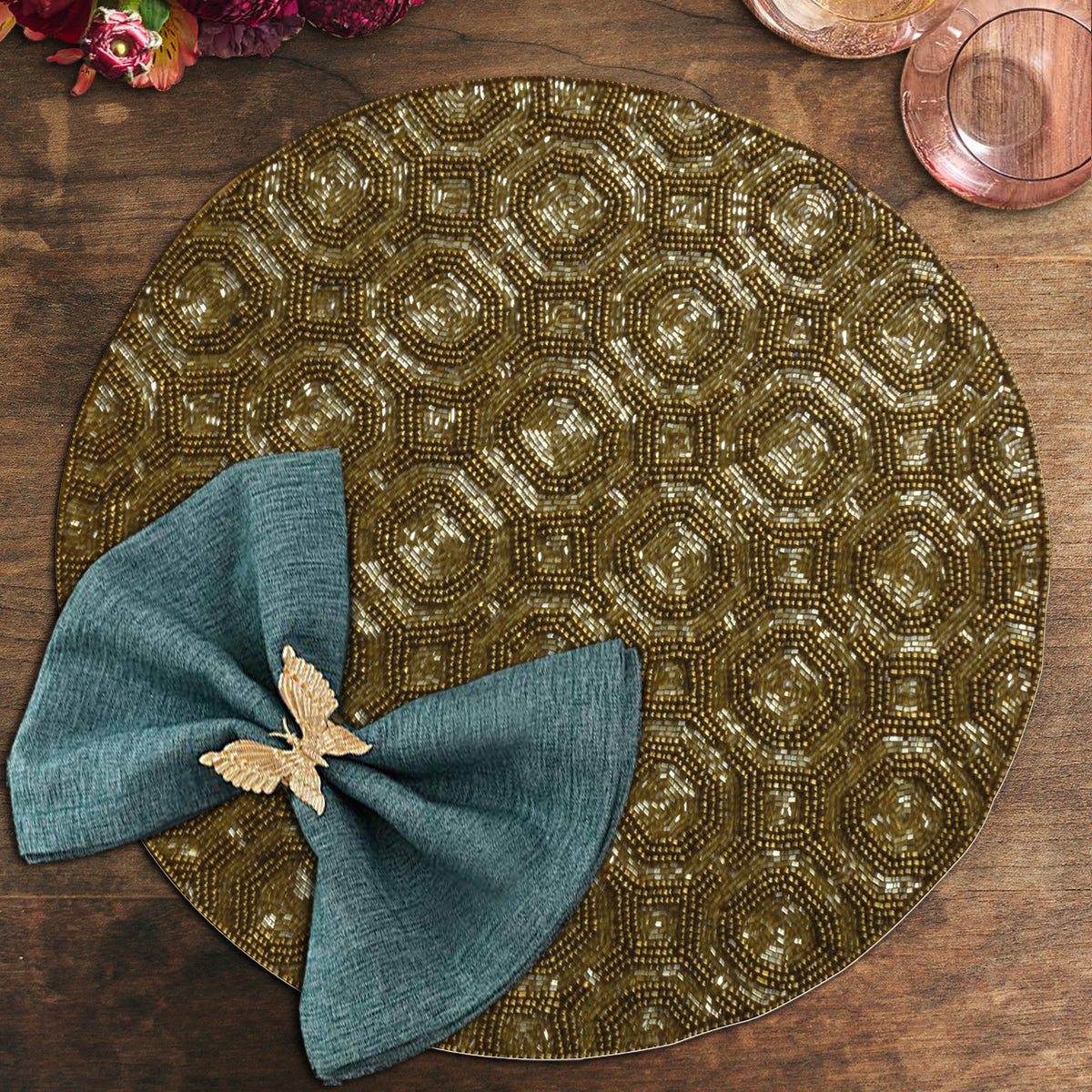 The Darvin Beaded Placemats