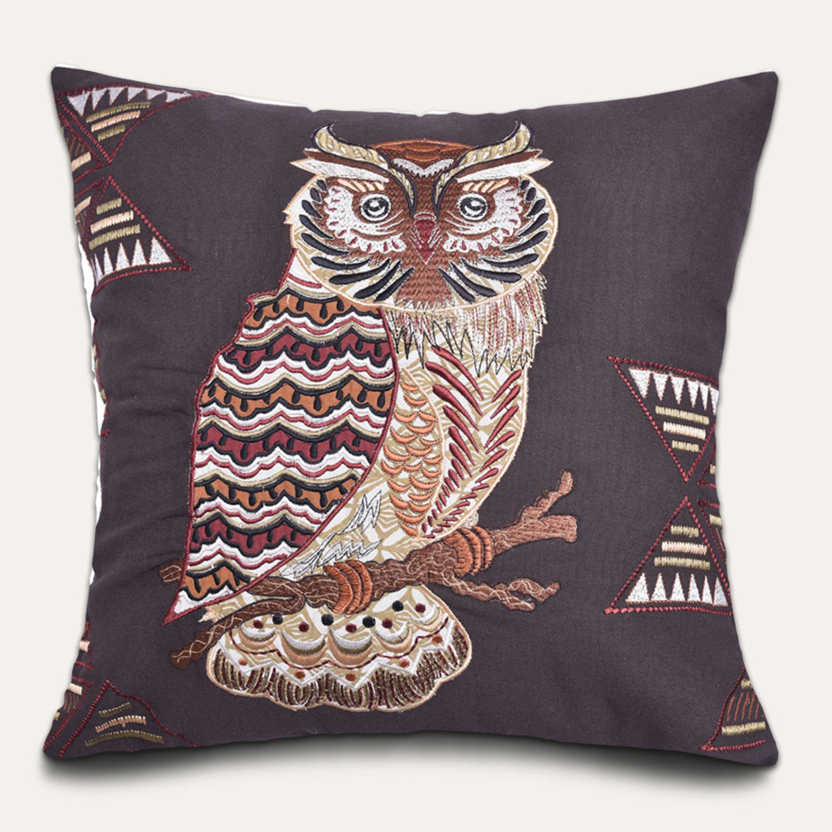 Owl Printed Design Throw Pillow Covers - Decozen