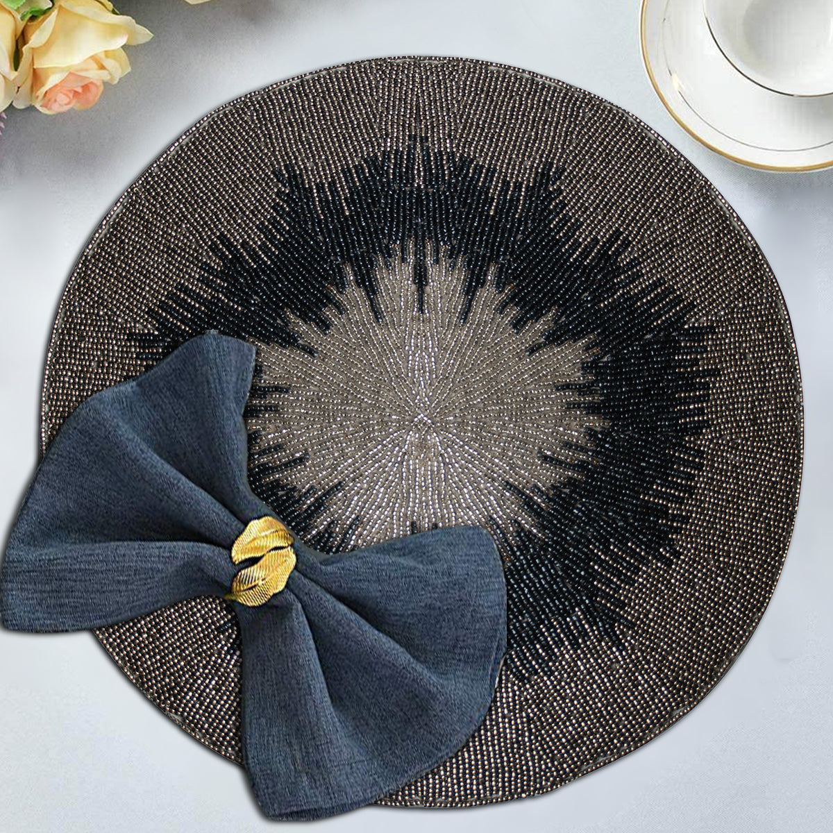 The Arminta Beaded Placemats