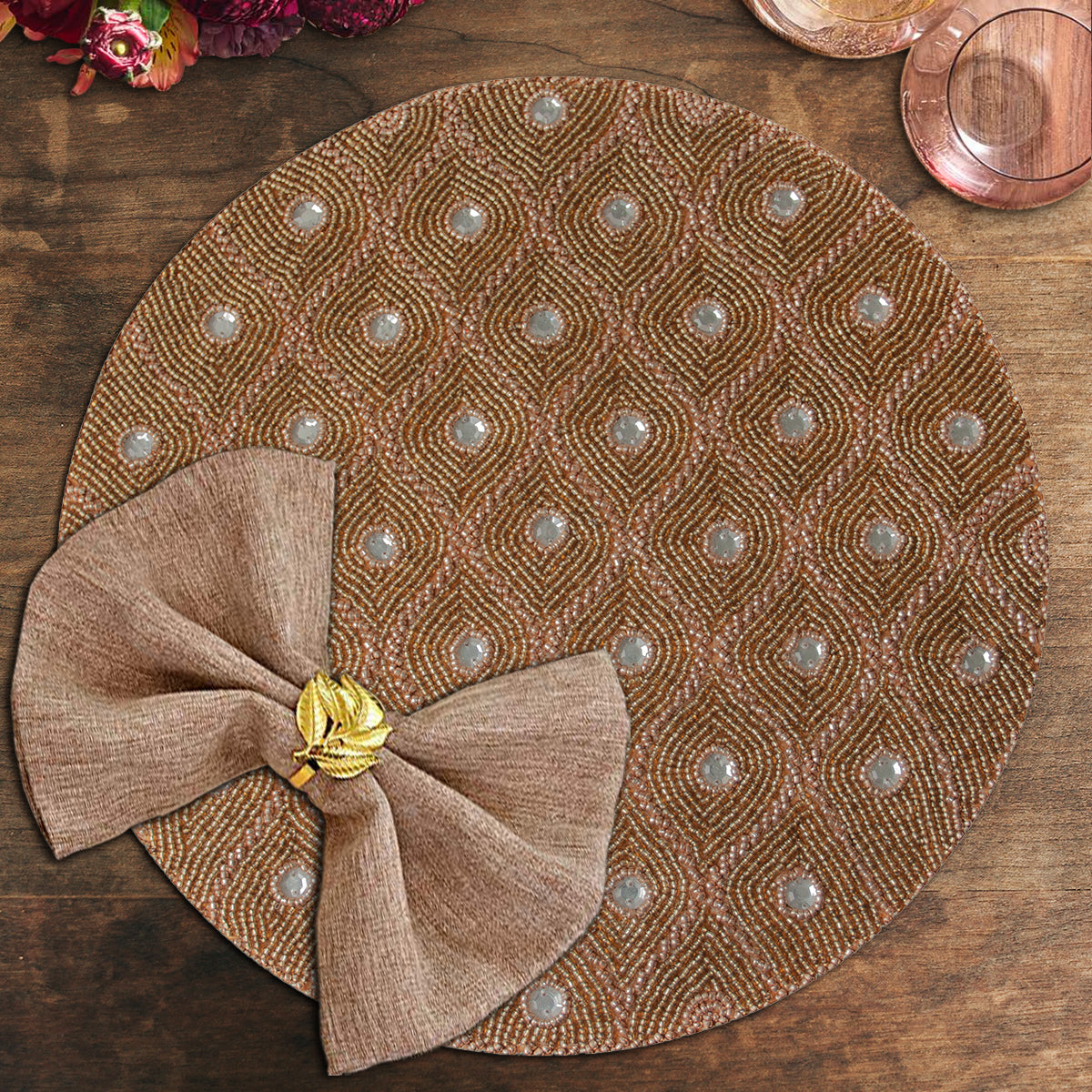 The Clement Beaded Placemats