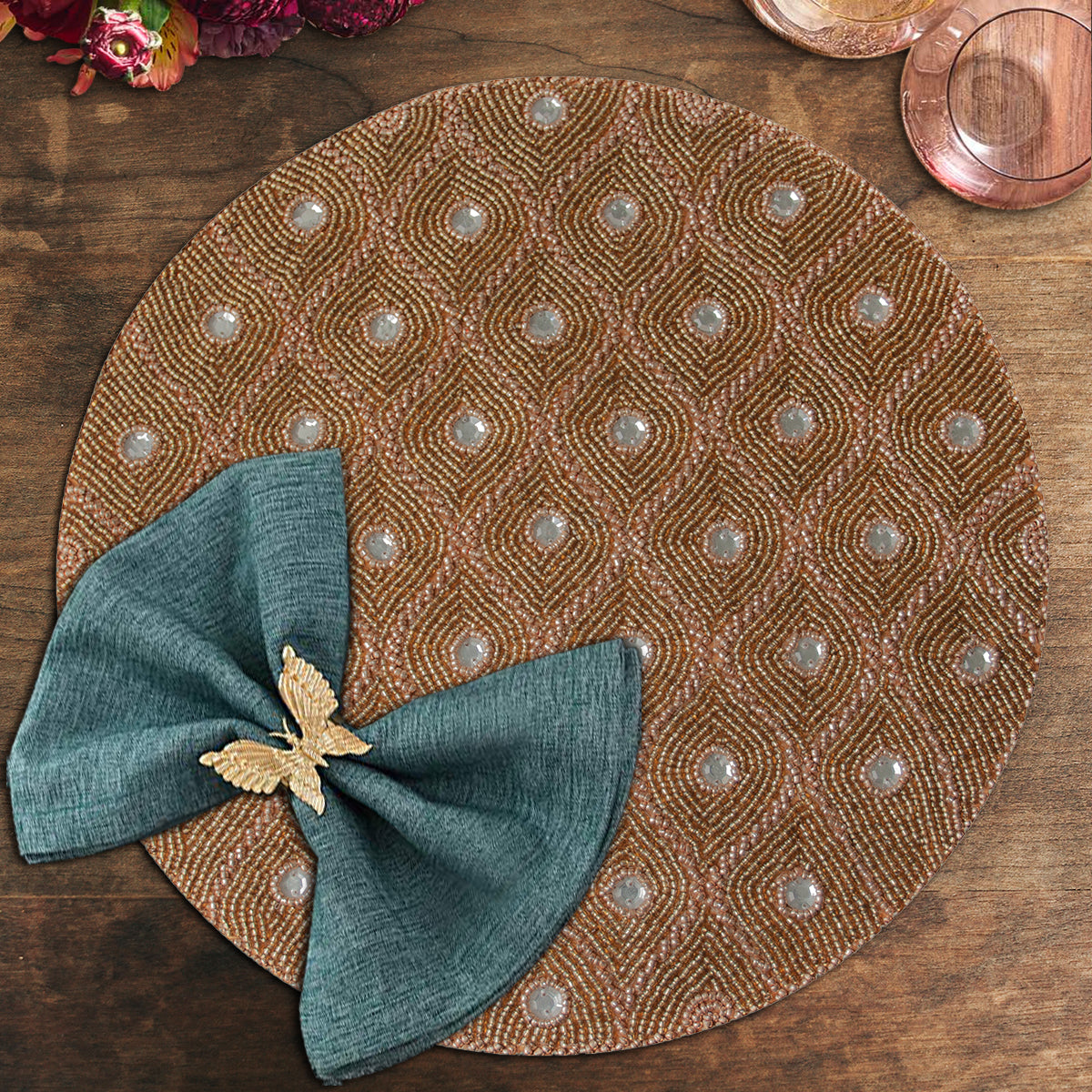 The Clement Beaded Placemats