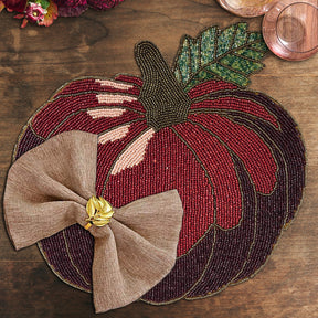 The Lugh Autumn Design Beaded Placemats