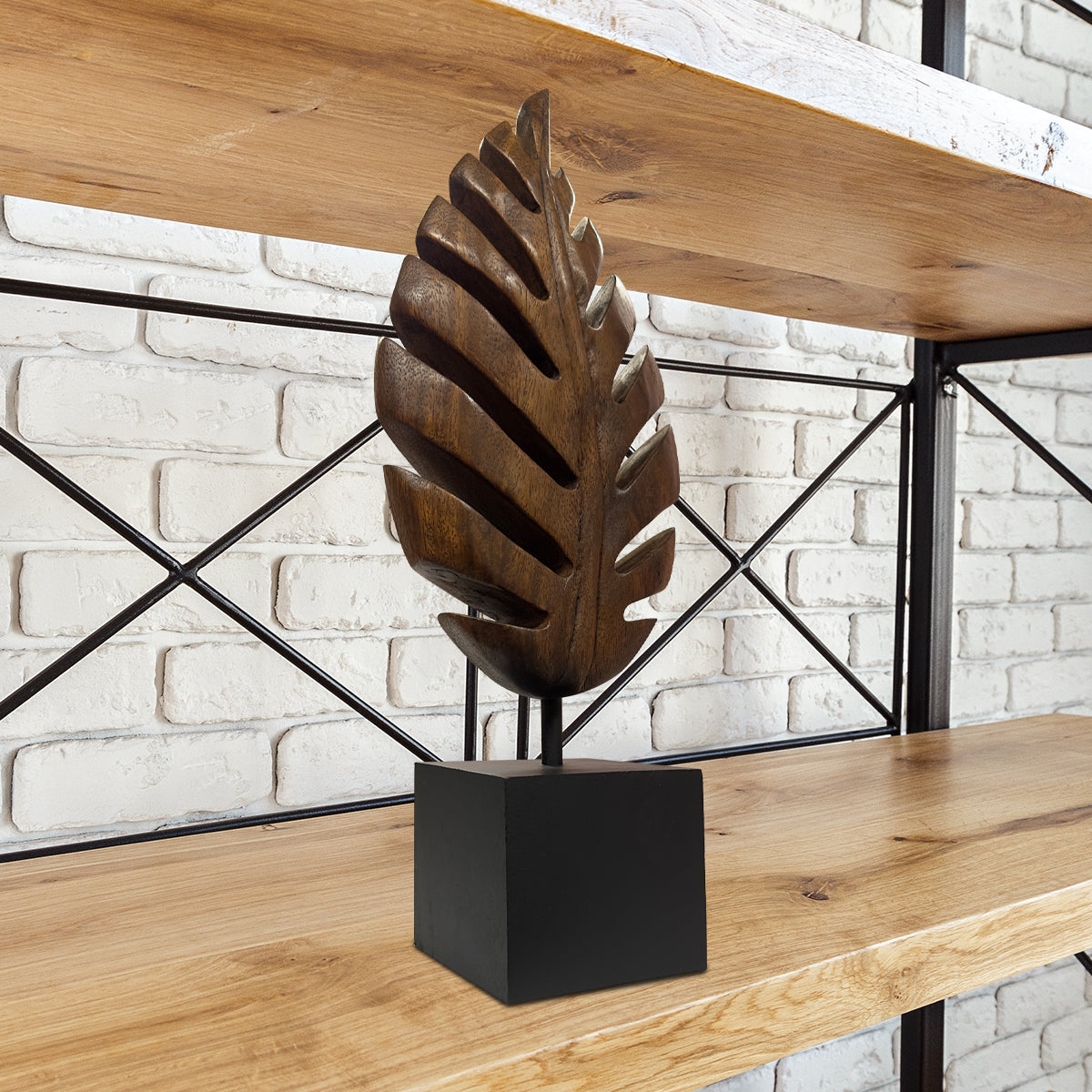 Leaf Handmade Wooden Sculpture