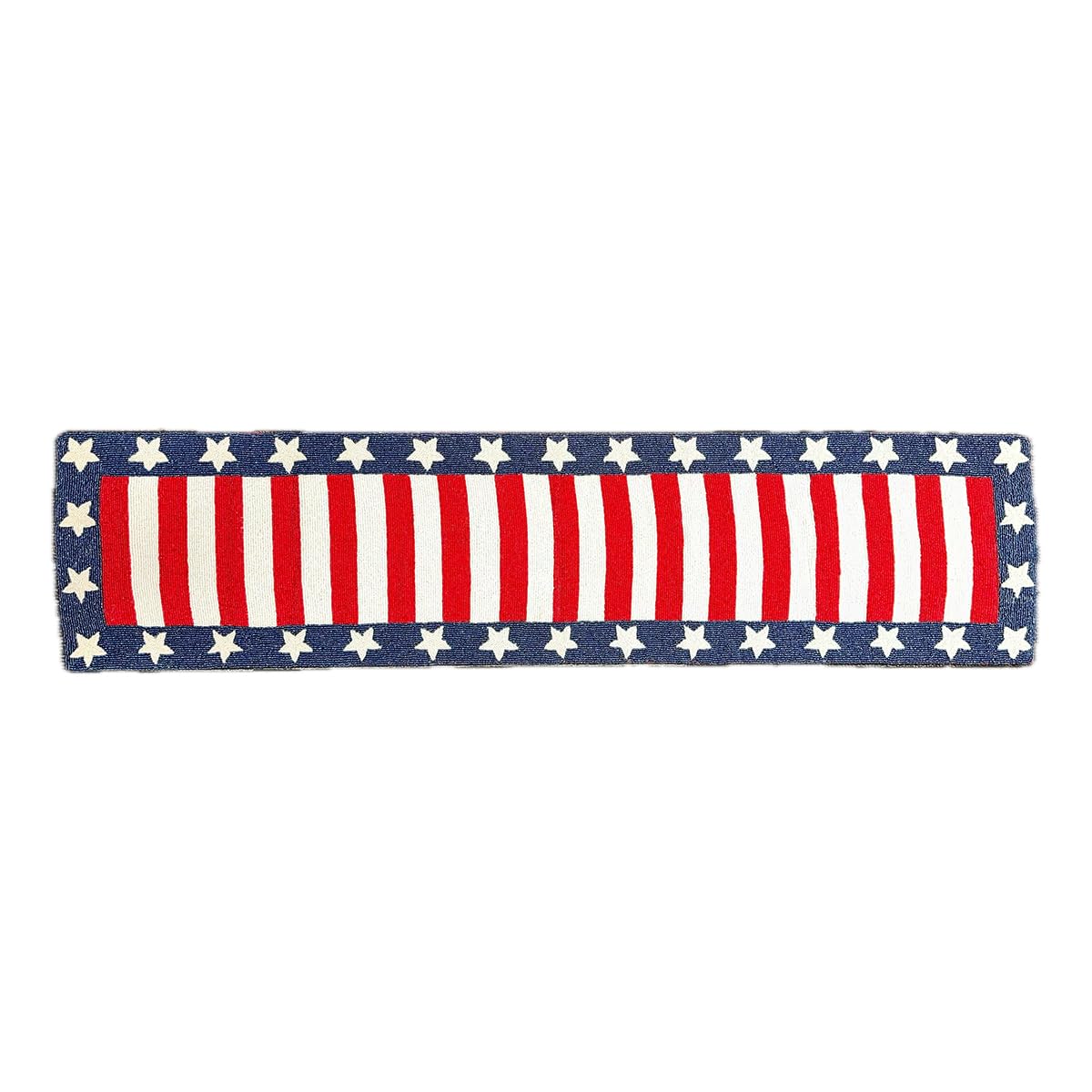 USA Flag Beaded Table Runner