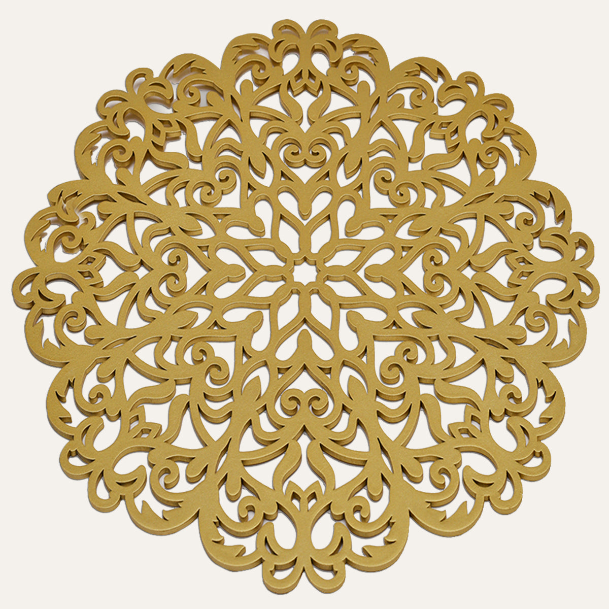 Gold Wooden Trivet Placemats for Dining Table - Decozen