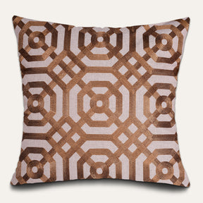 Brown Throw Pillow Covers - 20 x 20 inches - Decozen