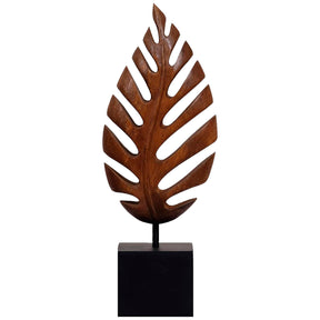 Leaf Handmade Wooden Sculpture