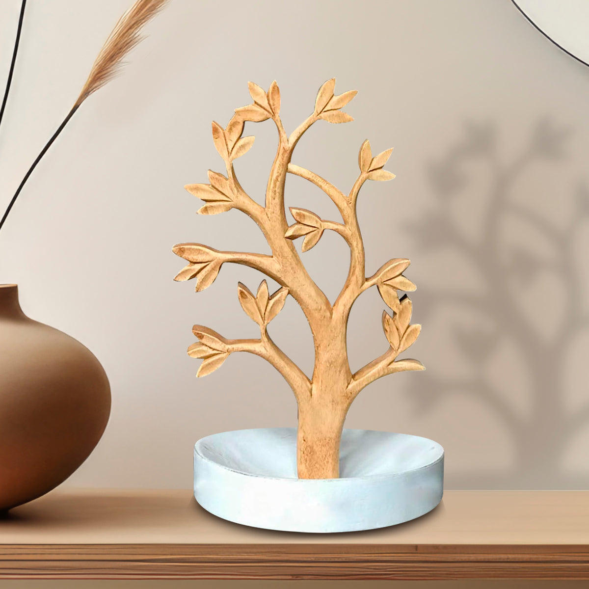 Solid Wood Jewelry Hanging Tree