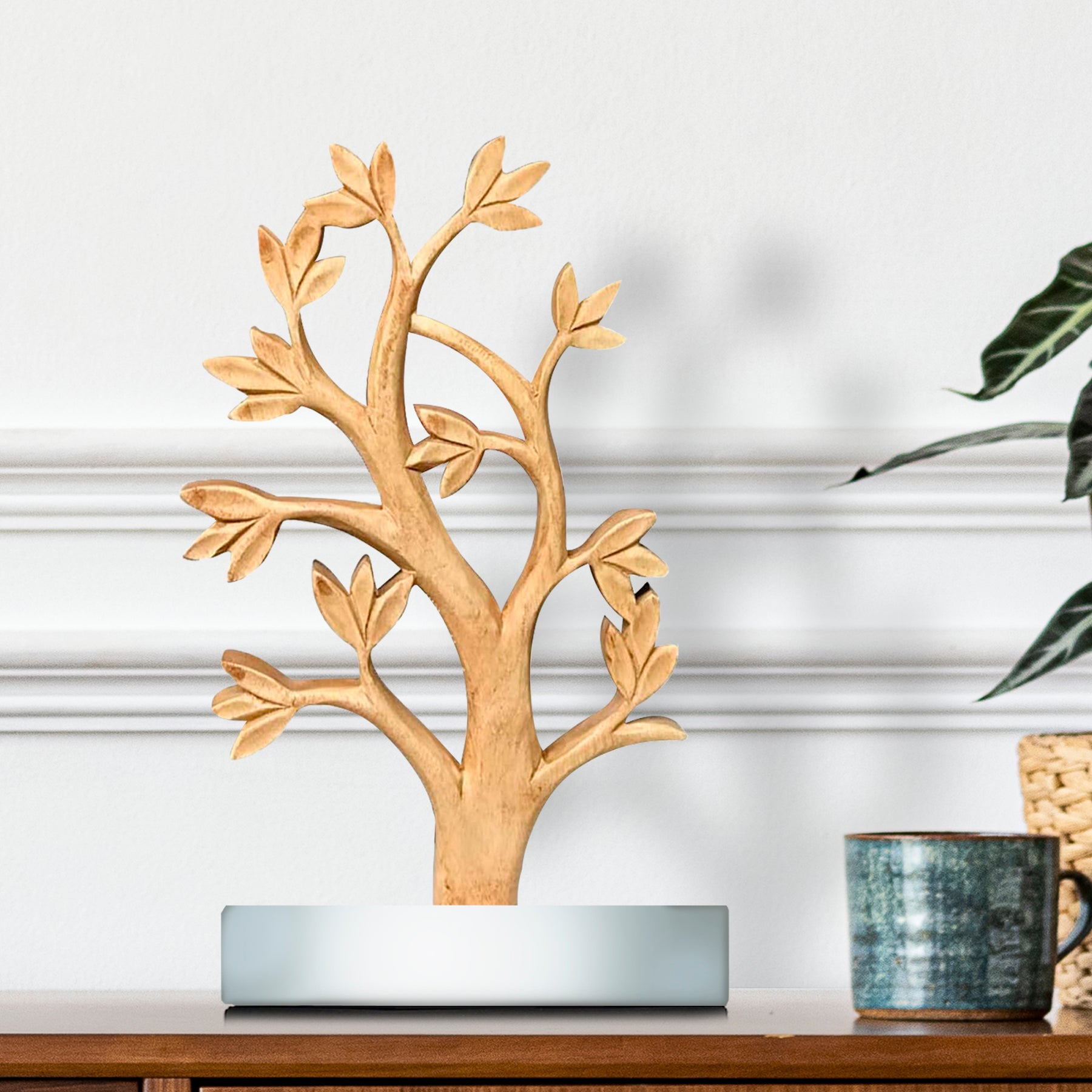 Solid Wood Jewelry Hanging Tree