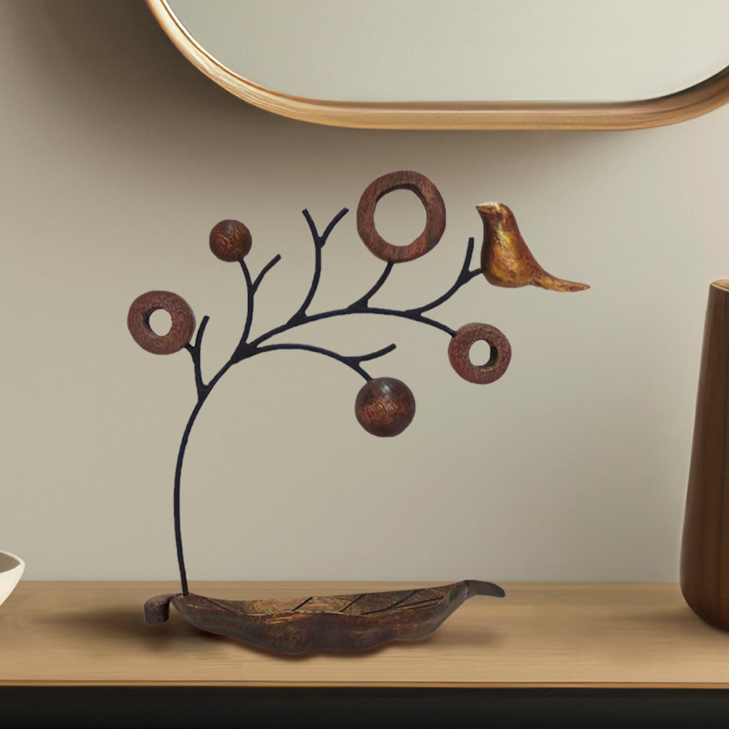 Solid Wood Jewelry Hanging Tree