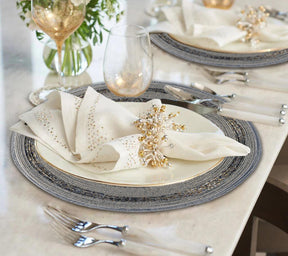 The Vaiga Beaded Placemats