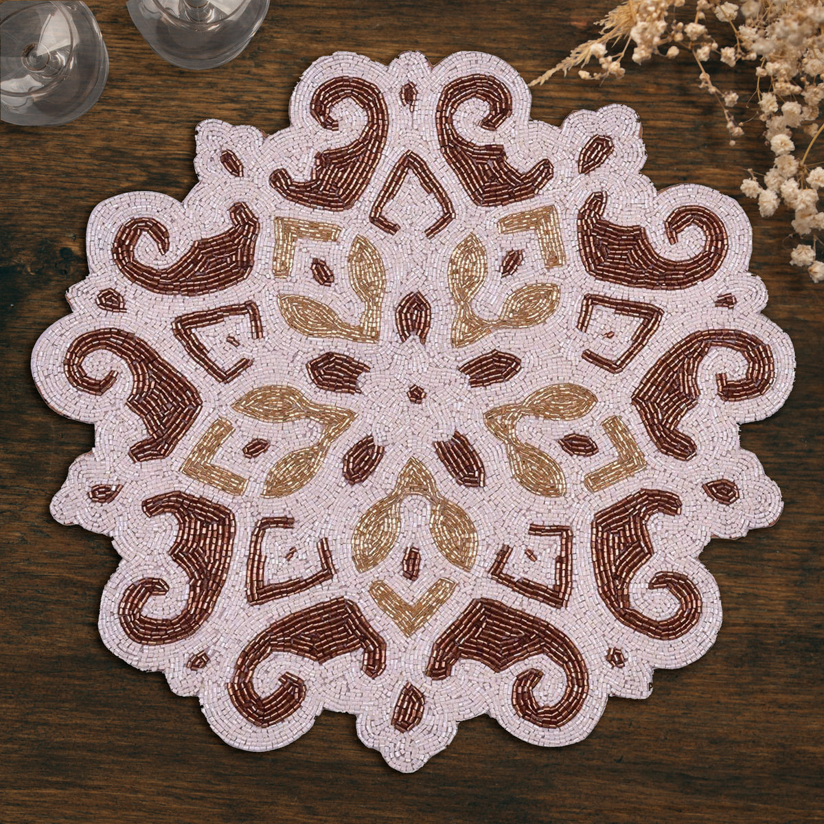 The Arvilla Beaded Placemats