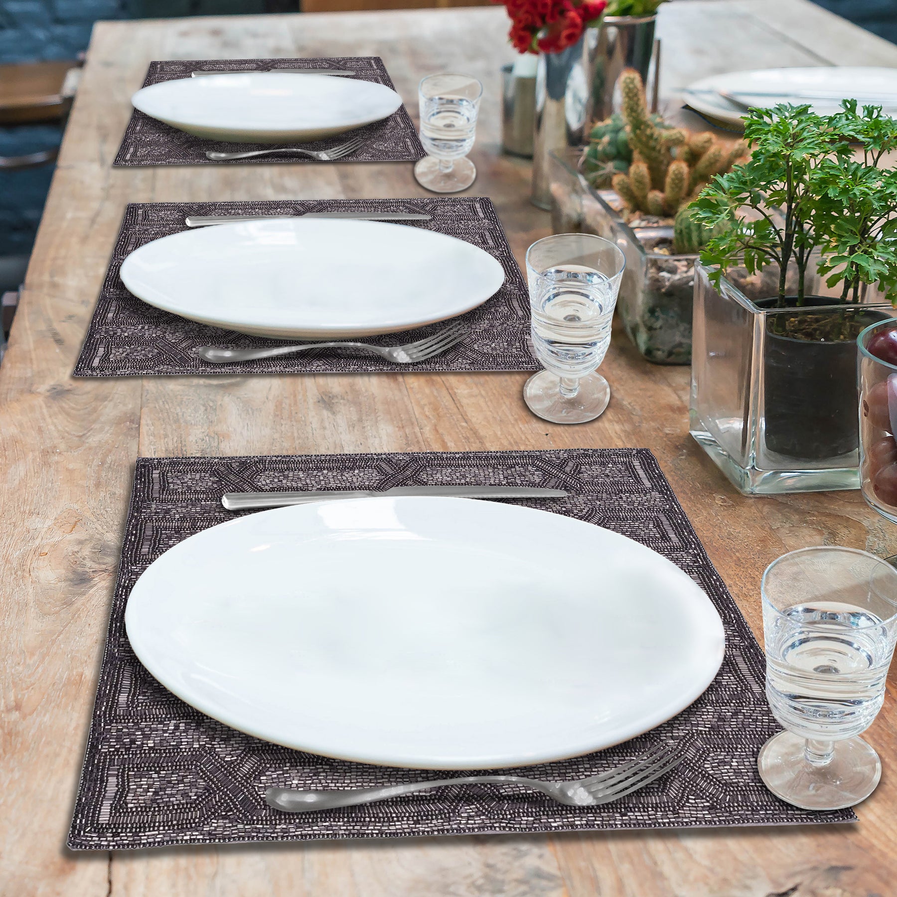 The Creola Beaded Placemats - Set of 2