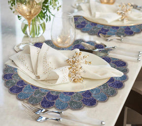 The Bryton Beaded Placemats - Set of 2