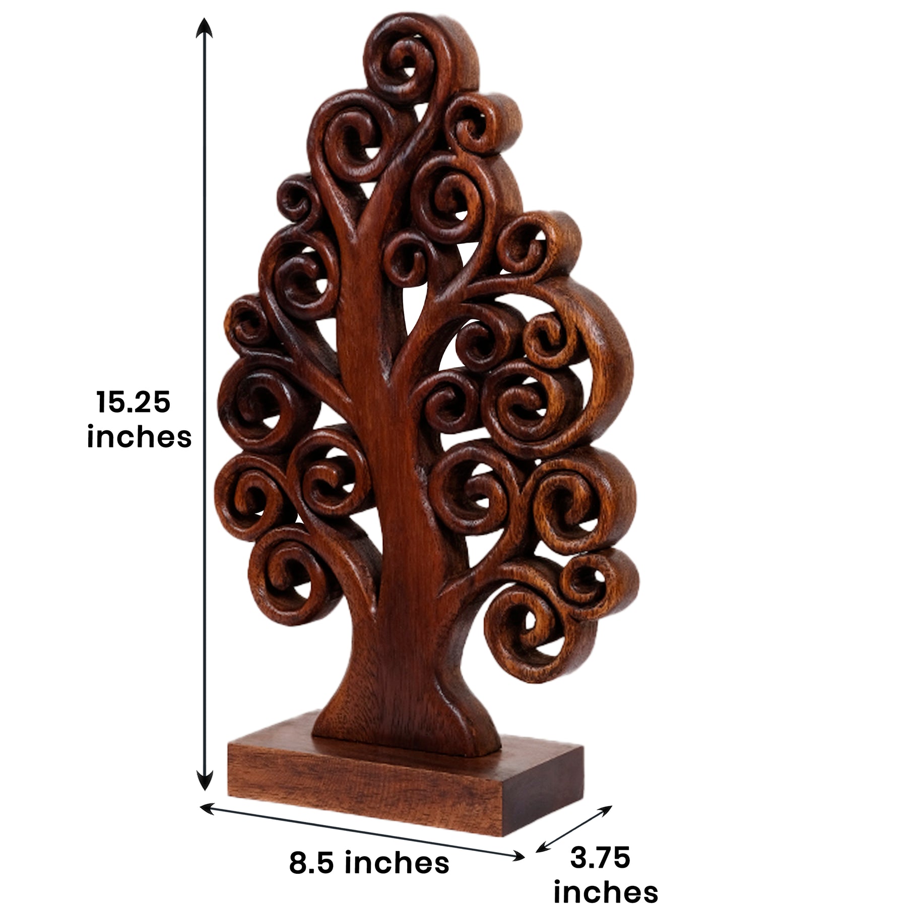 Mccaullie Tree of Life Wooden Sculpture - Medium