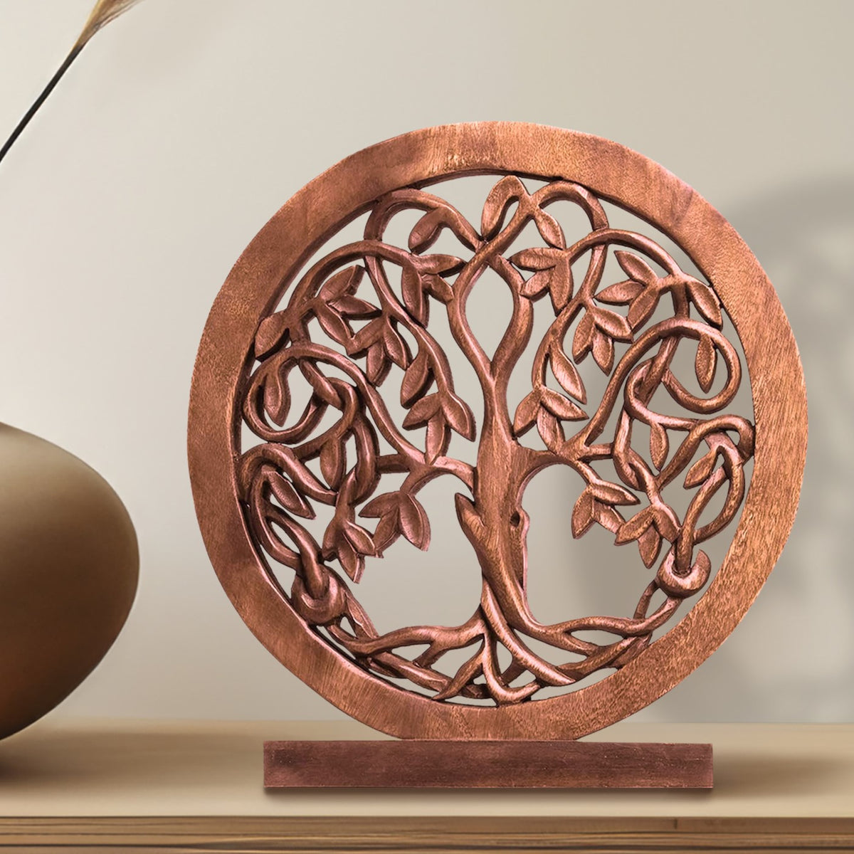 Travilah Tree of Life Wooden Sculpture - Large