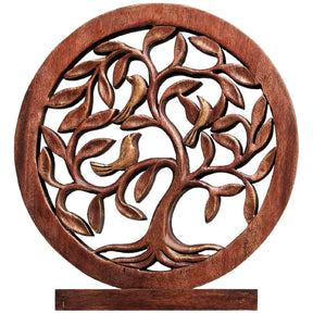 Trevose Tree of Life Wooden Sculpture - Large