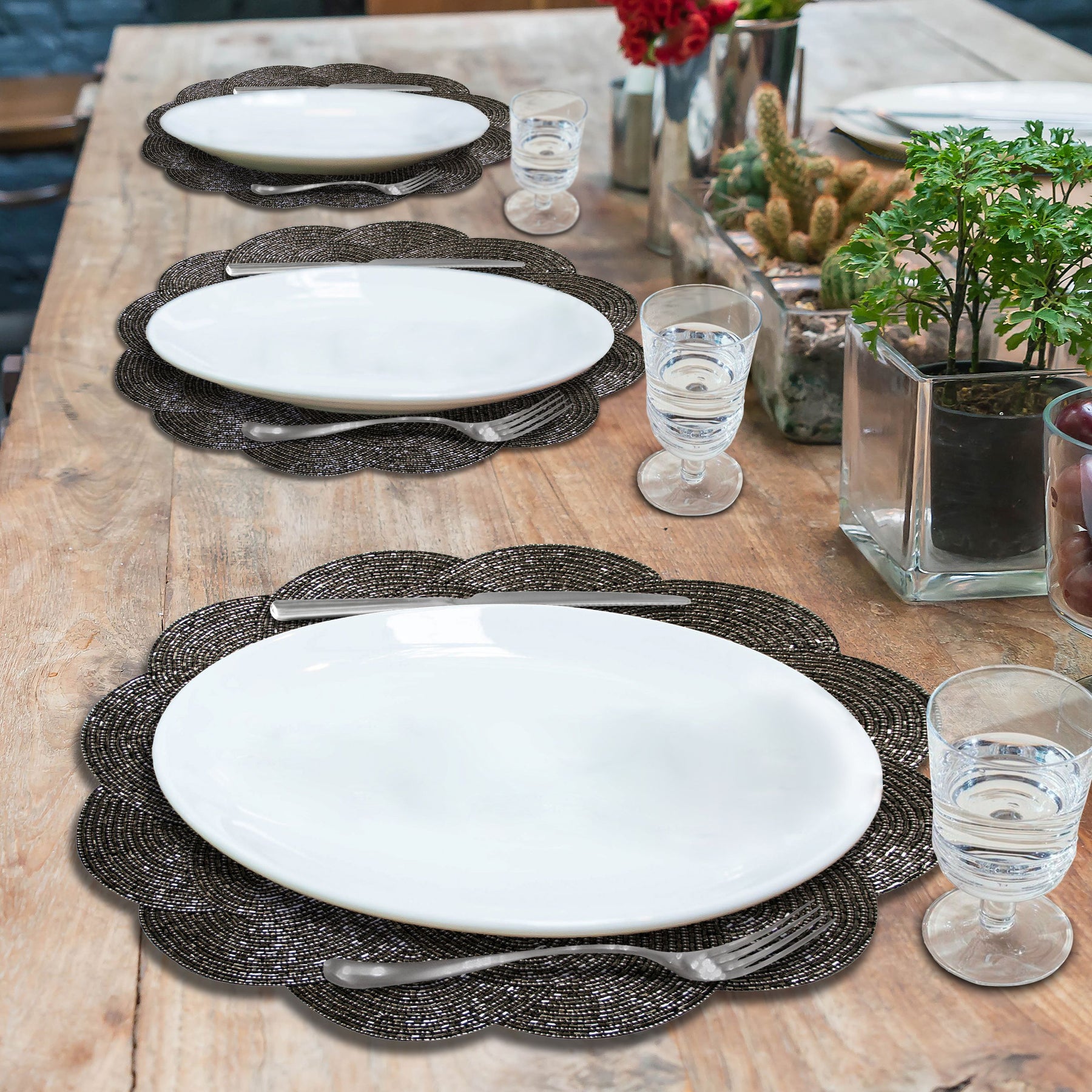 The Junius Beaded Placemats