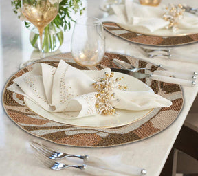 The Haings Beaded Placemats