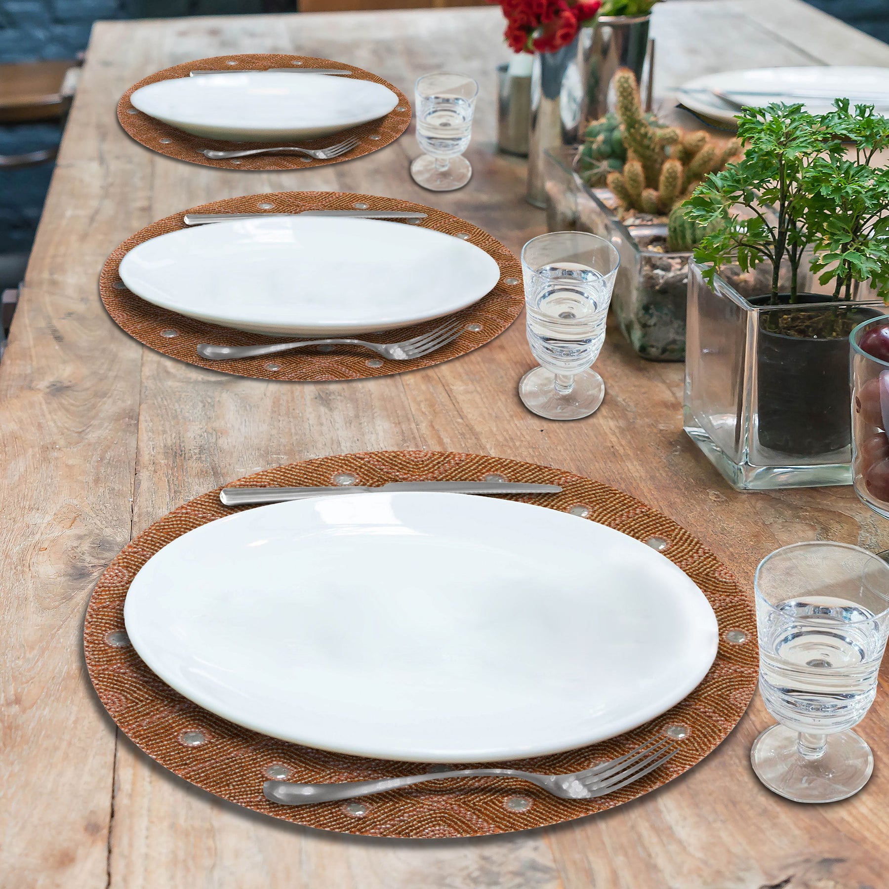 The Clement Beaded Placemats