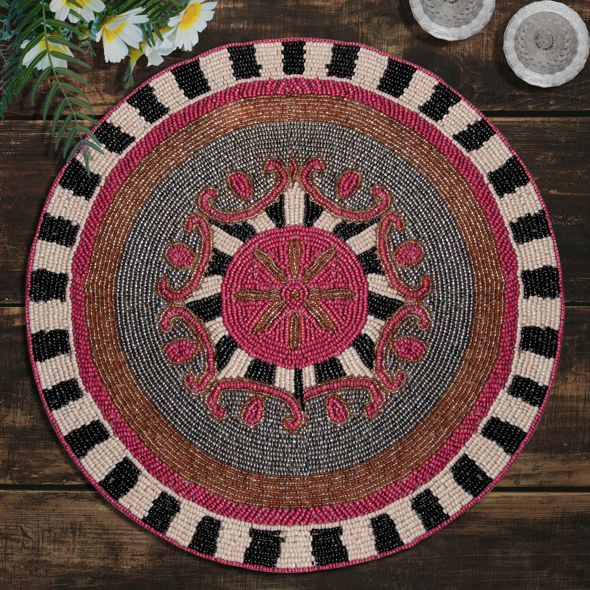 The Blitzen Beaded Placemats