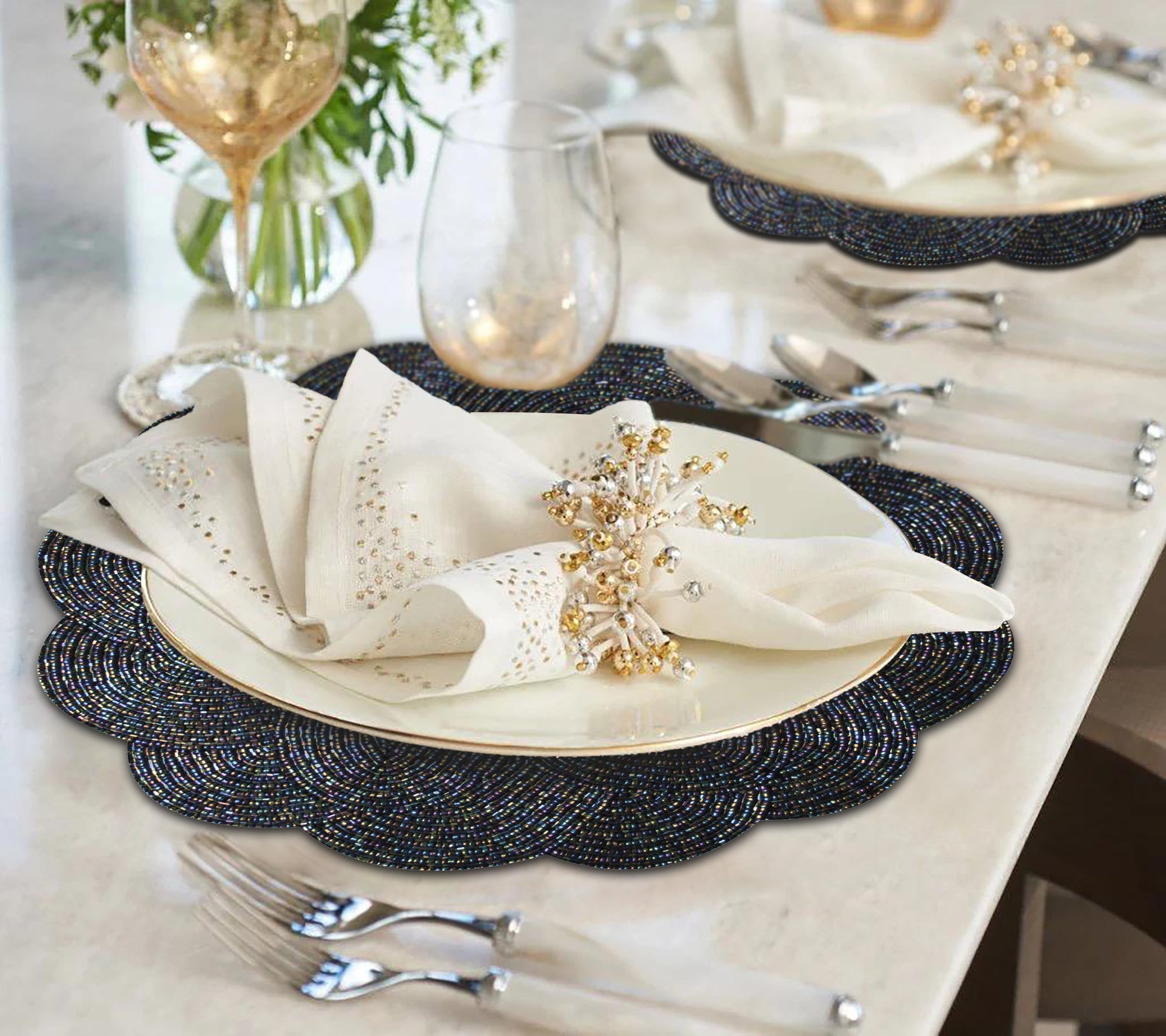 The Meribelle Beaded Placemats