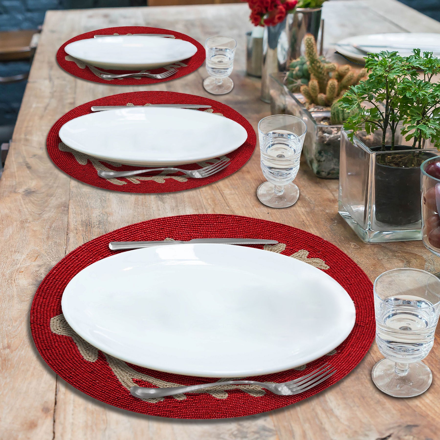 The Teasley Beaded Placemats