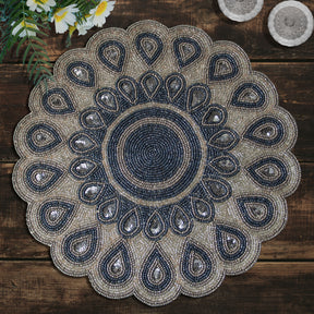 The Dodgens Beaded Placemats - Set of 2