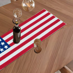 USA Flag Beaded Table Runner