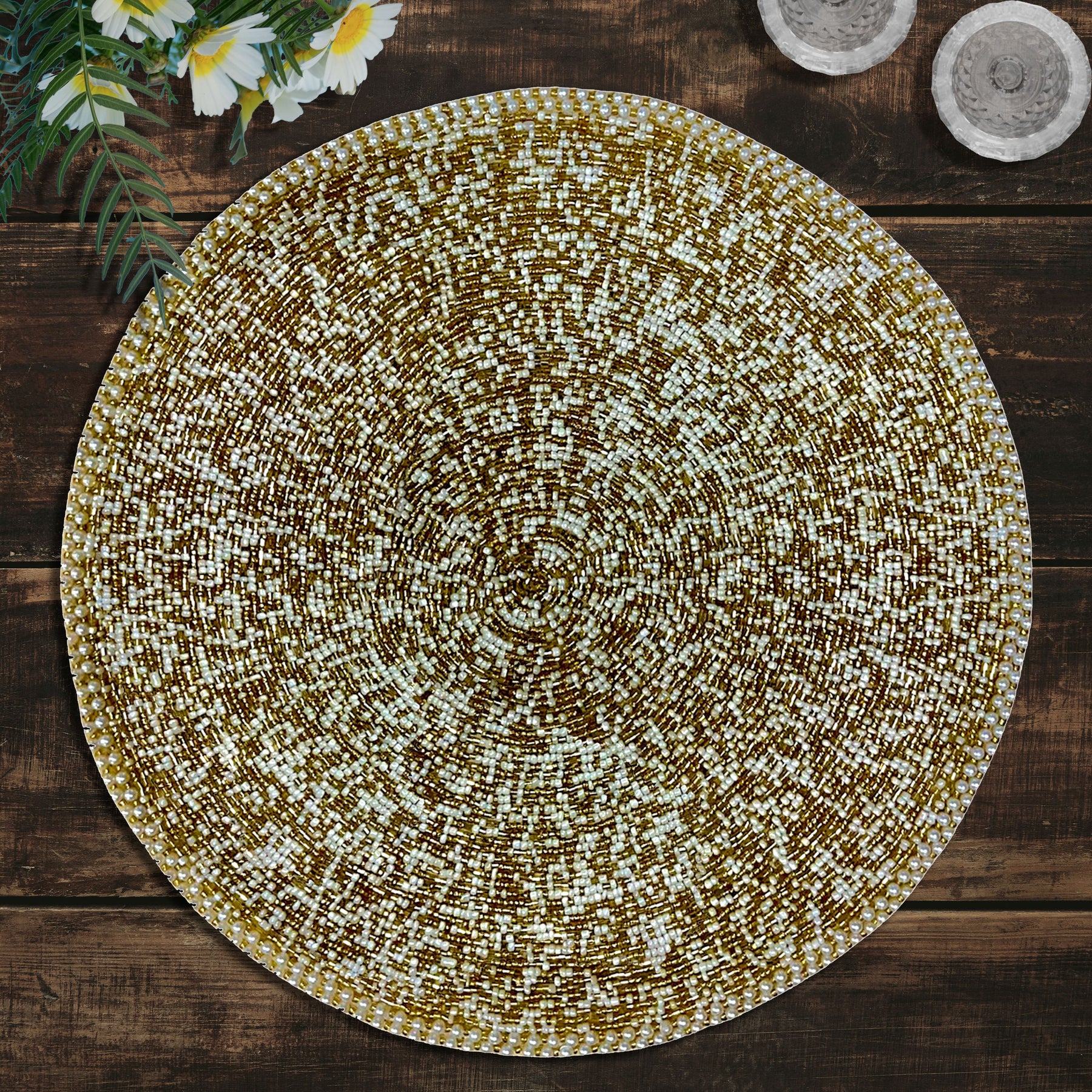 The Fortner Beaded Placemats