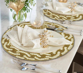 The Floy Beaded Placemats